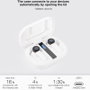 Tooq Bender TQBWH-0031W Auriculares Inalámbricos Blancos